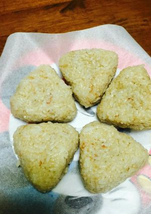 ５分で出来る焼きおにぎり(鰹節入り)-レシピのメイン写真