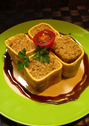 残りご飯でロールオムレツランチ風-レシピのメイン写真