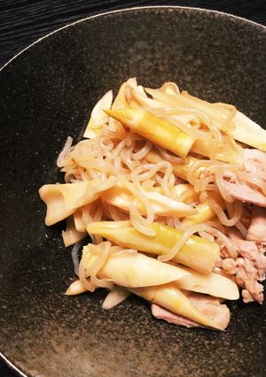 細竹と豚バラの煮物-レシピのメイン写真