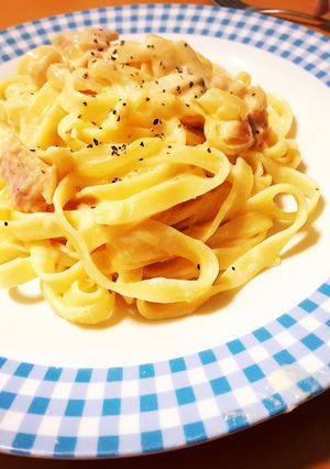 ♪生クリーム使い切り！カルボナーラ-レシピのメイン写真