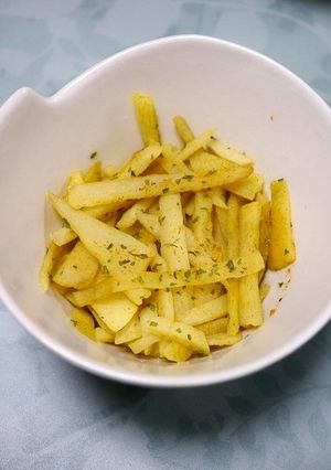 レンジで簡単！じゃがいものカレー和え-レシピのメイン写真