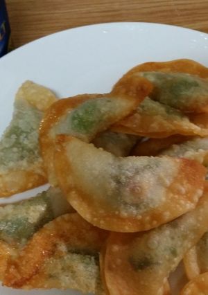 しそ梅チキン　餃子皮の包み揚げ-レシピのメイン写真