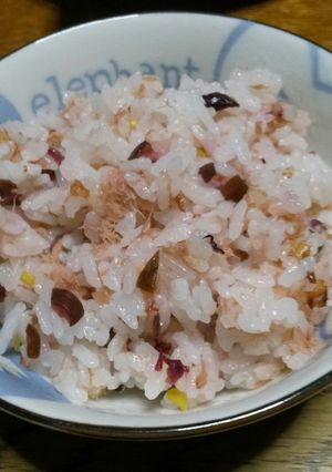 ｼｰﾁｷﾝとしばづけの混ぜご飯-レシピのメイン写真