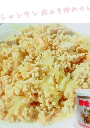創作シャンタン肉みそカレー風♡-レシピのメイン写真