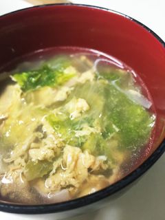 レタスのかき玉スープ♡簡単-レシピのメイン写真