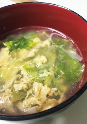 レタスのかき玉スープ♡簡単-レシピのメイン写真