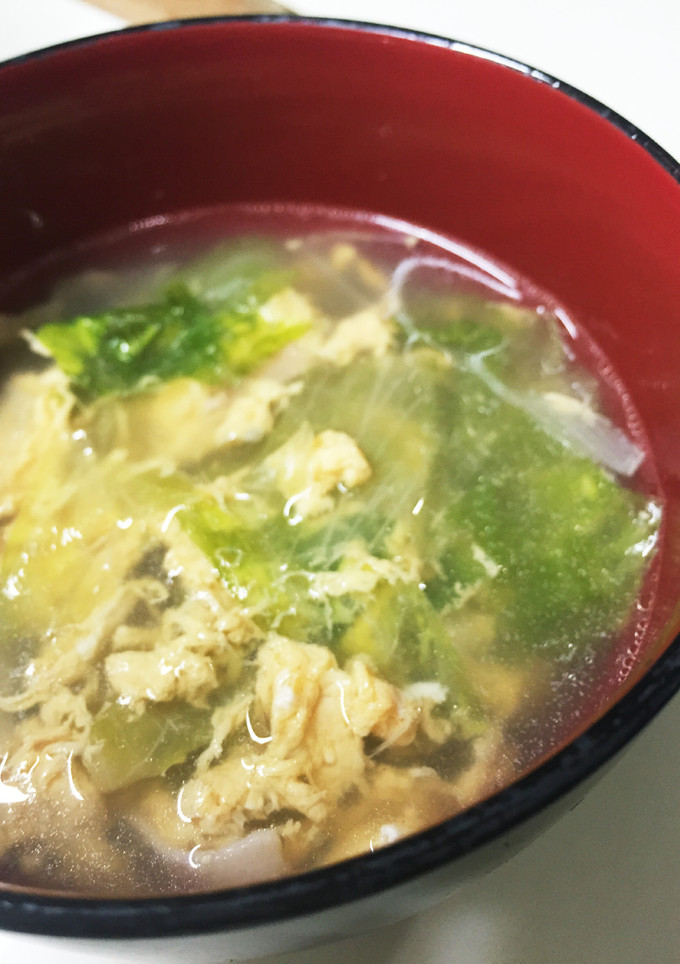 レタスのかき玉スープ♡簡単-レシピのメイン写真