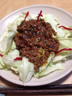 大豆のお肉あんかけサラダ-レシピのメイン写真