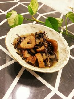 おでんのリメイク~ひじきの煮物♪-レシピのメイン写真