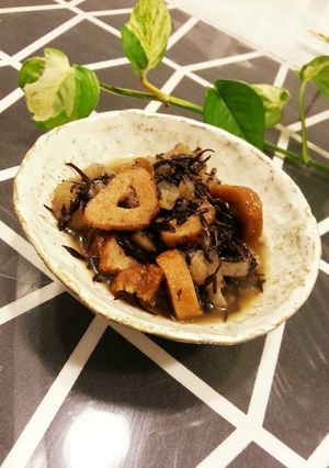 おでんのﾘﾒｲｸ～ひじきの煮物♪-レシピのメイン写真