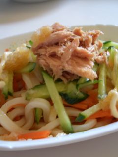 ぱぱっ!とサラダうどん-レシピのメイン写真