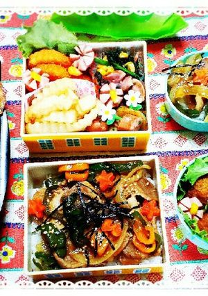 男子に人気の焼き肉弁当～♪-レシピのメイン写真