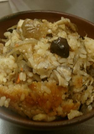 キノコたっぷり秋の炊き込みご飯-レシピのメイン写真