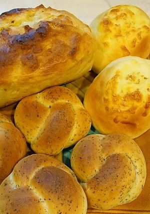 米粉手捏ねパン生地　惣菜パン菓子パン-レシピのメイン写真