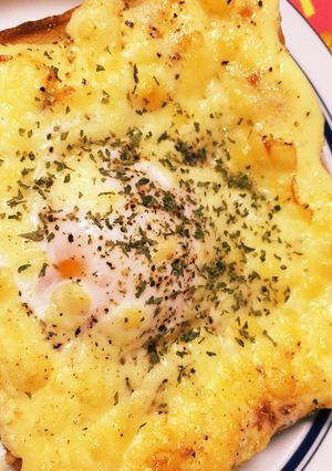 禁断の？マヨチーズエッグトースト！！-レシピのメイン写真