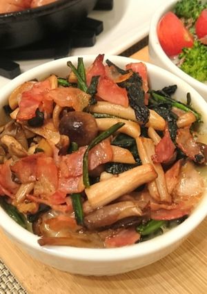 ほうれん草とキノコの和風ココットカマン-レシピのメイン写真