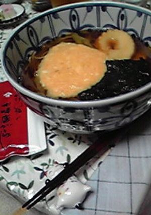抗癌剤中・あご出汁で温かい山かけ蕎麦-レシピのメイン写真