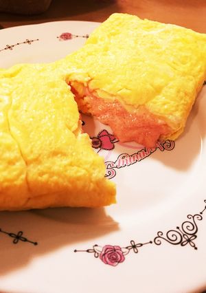 たらこマヨネーズ入り卵焼き-レシピのメイン写真