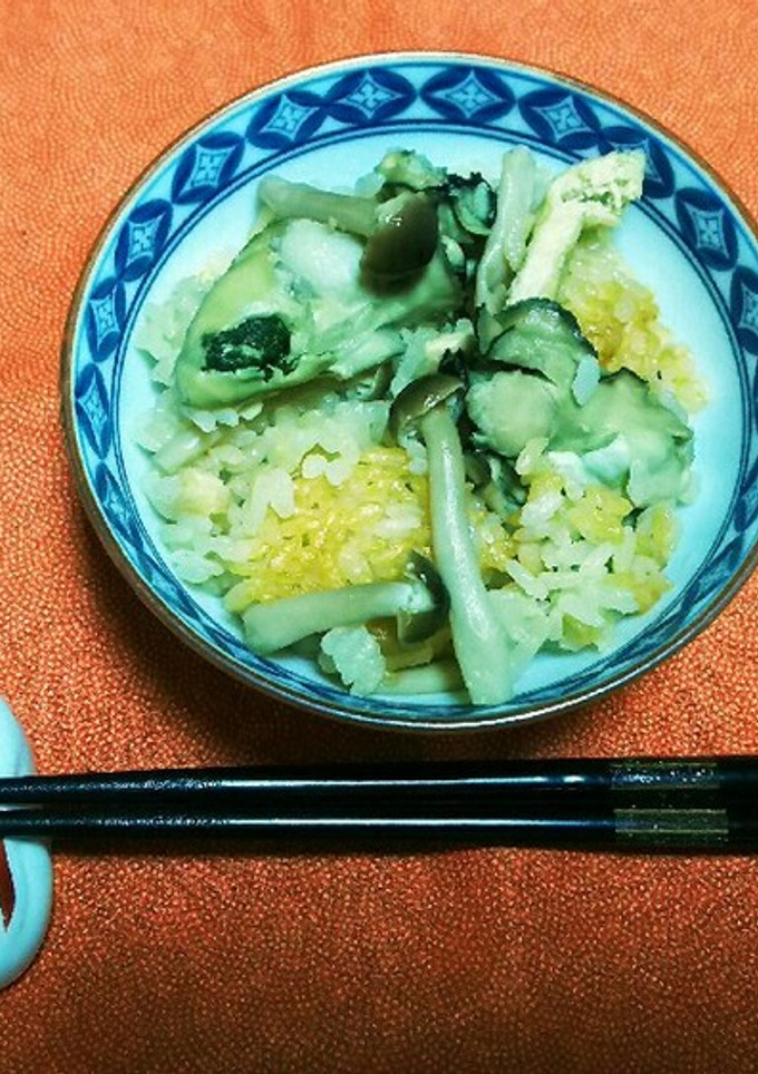 牡蛎の土手鍋風味炊き込み御飯-レシピのメイン写真