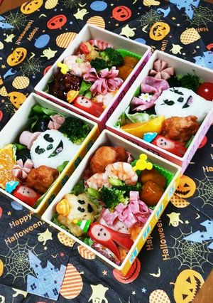 ミッキー、ミニーハロウィン弁当～♪-レシピのメイン写真