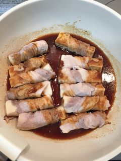 簡単、高野豆腐の豚バラ巻き-レシピのメイン写真