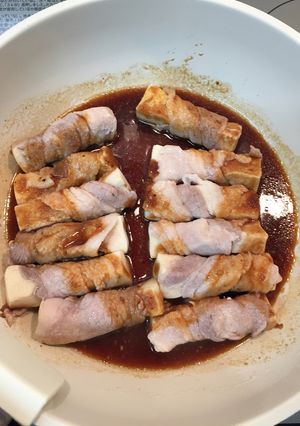 簡単、高野豆腐の豚バラ巻き-レシピのメイン写真