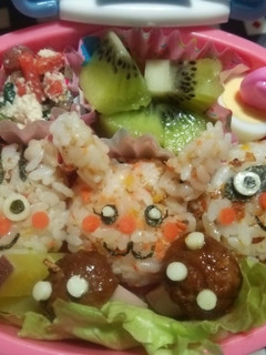 簡単☆ どうぶつキャラ弁-レシピのメイン写真