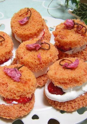 桜のプチケーキ-レシピのメイン写真