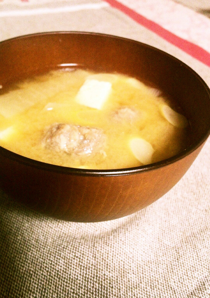 いわしの活用②つみれ入りお味噌汁-レシピのメイン写真