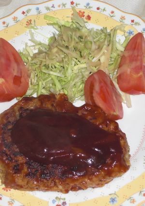 簡単♬大豆のお肉でヘルシーハンバーグ♡-レシピのメイン写真