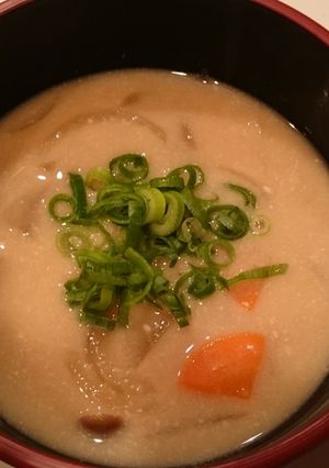 美味しい！きのこたっぷりかす汁-レシピのメイン写真