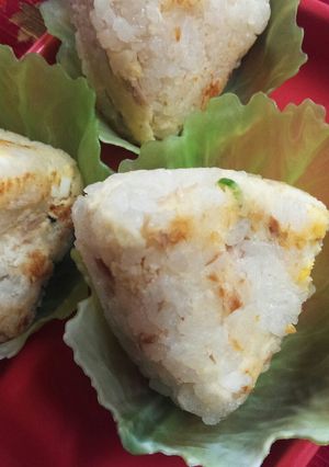 ヘルシー！おからサラダの焼きおにぎり-レシピのメイン写真