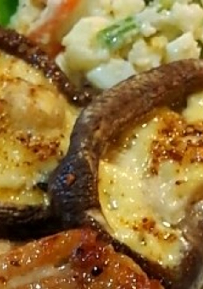 簡単おいしい　椎茸のピリ辛マヨ焼き-レシピのメイン写真
