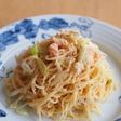 簡単♪和風たらこと焼きねぎのパスタ