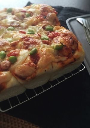 ちぎりパン(ピザ)-レシピのメイン写真