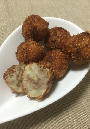 大豆のお肉でコロコロコロッケ-レシピのメイン写真