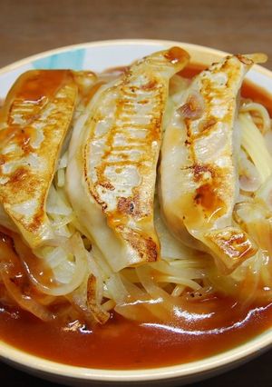 ジャンボ餃子の名古屋あんかけスパゲッティ-レシピのメイン写真