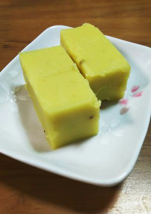 材料4つ☆豆乳芋ようかん-レシピのメイン写真