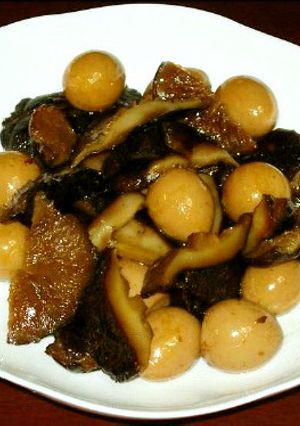 酱冬菇｜椎茸とうずら卵の醤油煮-レシピのメイン写真