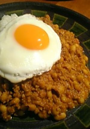 挽き肉と白いんげん豆のカレー-レシピのメイン写真