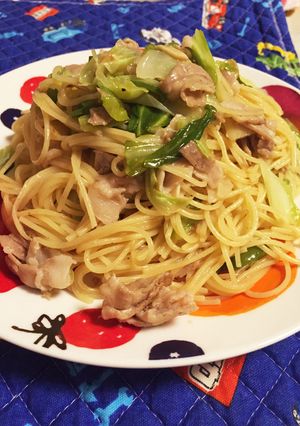 味ぽんで♫和風なパスタ(*^^*)-レシピのメイン写真