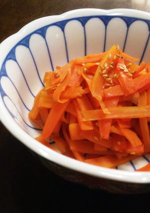 人参きんぴら＊*お弁当に◎-レシピのメイン写真