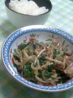 豚肉とにらともやし炒め-レシピのメイン写真