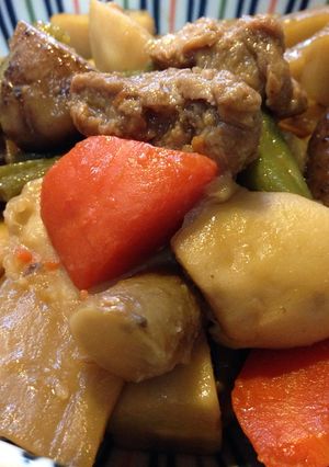 大豆のお肉で作る 簡単ヘルシー筑前煮-レシピのメイン写真