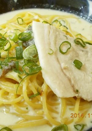 豆腐で濃厚♡クリーミーパスタラーメン！？-レシピのメイン写真