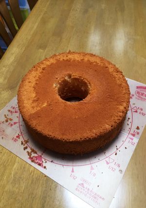 シフォンケーキ-レシピのメイン写真