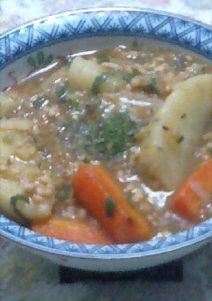 揚げじゃがそぼろ煮-レシピのメイン写真