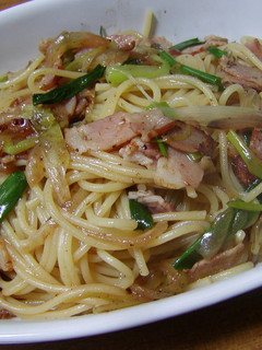 ベーコンとネギの和風パスタ-レシピのメイン写真