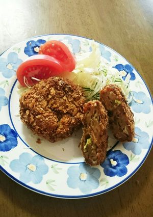 節約！マグロフレーク缶のメンチカツフライ-レシピのメイン写真