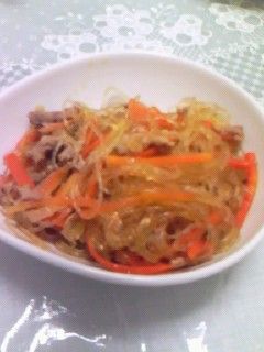 挽肉と春雨の炒め物-レシピのメイン写真